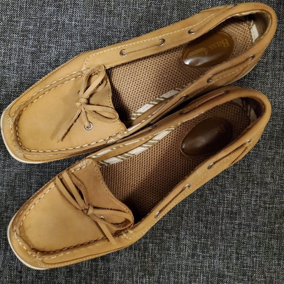 Bass Boater Sz 7 camel tan color - Picture 4 of 4